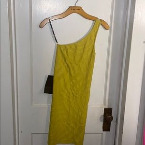 Bebe Circle Pattern Shine Dress